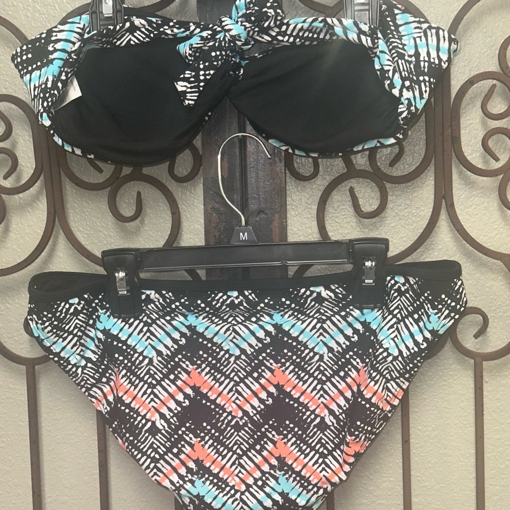 One Star Converse Colorful Patterned Bikini Set - Picture 2 of 6
